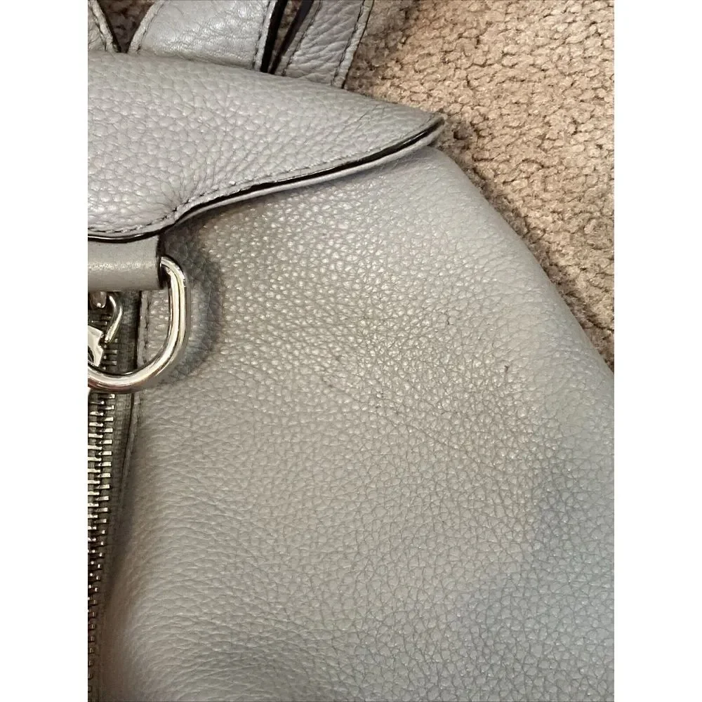 Rebecca Minkoff Julian Backpack  Grey  Pebbled‎ Leather Medium Bag
